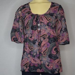 Nordstrom | Daisy & Clover | Paisley Blouse | S